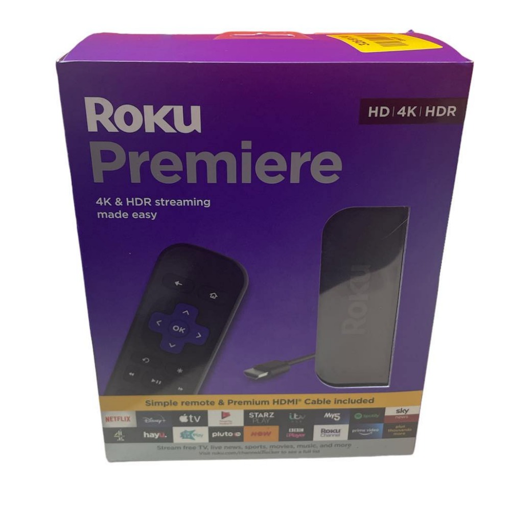 Smart TV Player Zwart Roku Premiere 4k Hdr - Reproductor De Streaming ROKU Home Entertainment